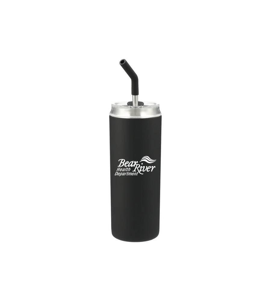 Marka Copper Vacuum Tumbler with Stainless Steel Straw, 20 oz